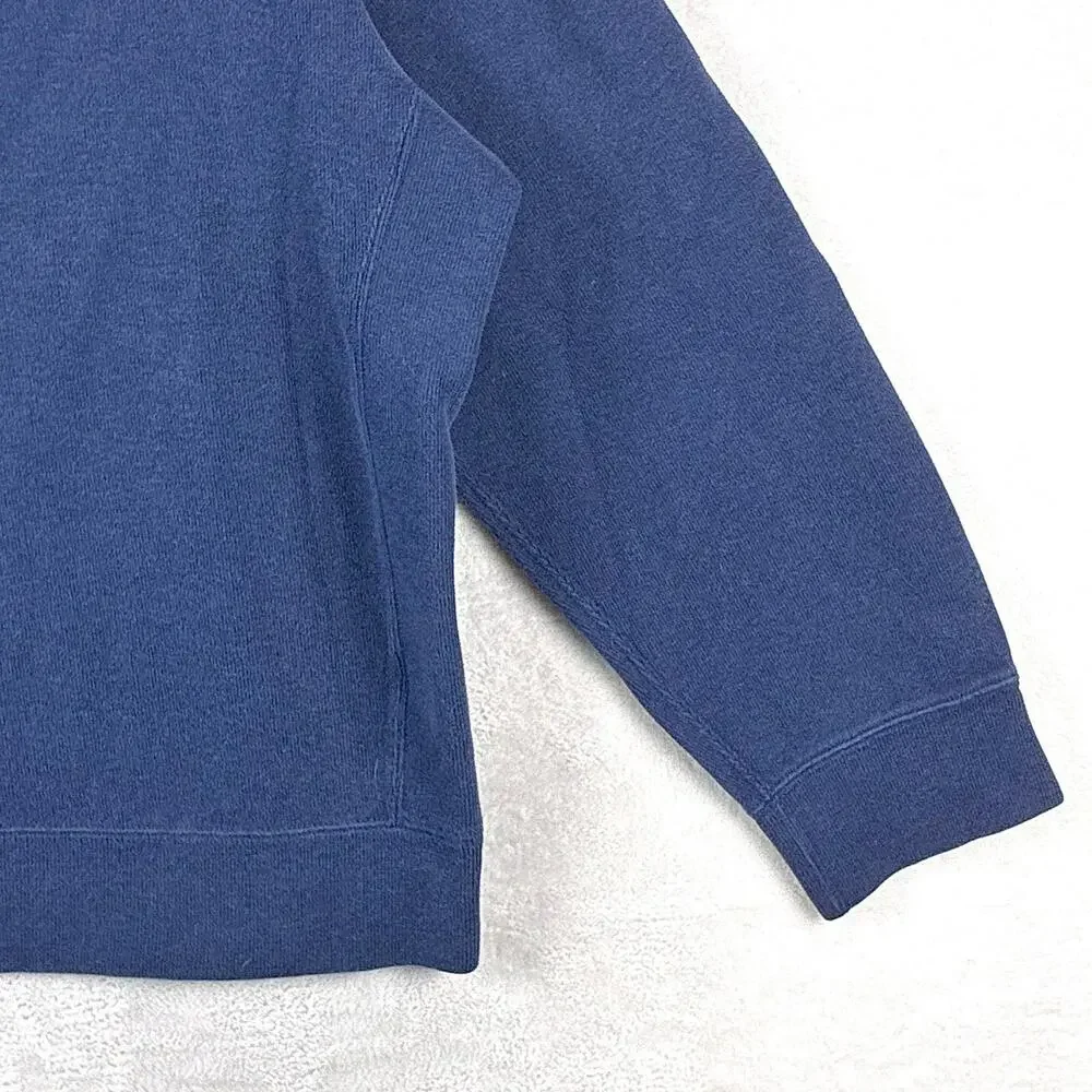 VTG Polo Ralph Lauren Crew Neck Sweatshirt Mens XL Blue Red Pony V Stitch 80s